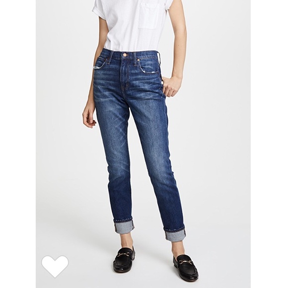 Madewell Denim - Madewell high rise slim boy jean